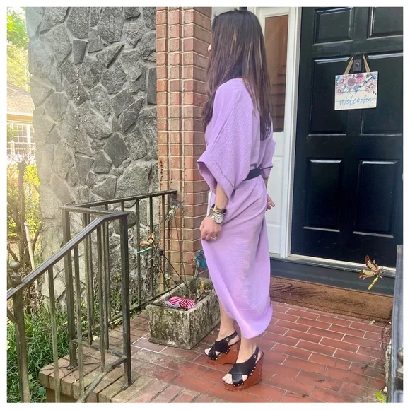 Made in Italy Caftan loose fit dress - Picture 3 of 6